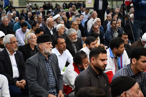 تصاویر/  آئین عبادی سیاسی نمازجمعه خوی