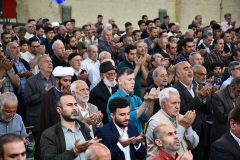 تصاویر/  آئین عبادی سیاسی نمازجمعه خوی