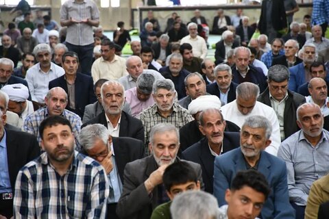 تصاویر/  آئین عبادی سیاسی نمازجمعه خوی