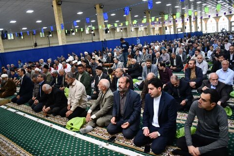 تصاویر/  آئین عبادی سیاسی نمازجمعه خوی