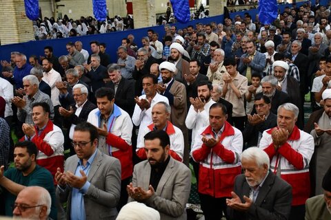 تصاویر/  آئین عبادی سیاسی نمازجمعه خوی