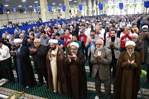 تصاویر/  آئین عبادی سیاسی نمازجمعه خوی
