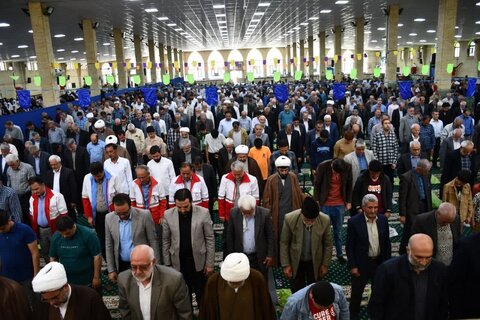 تصاویر/  آئین عبادی سیاسی نمازجمعه خوی