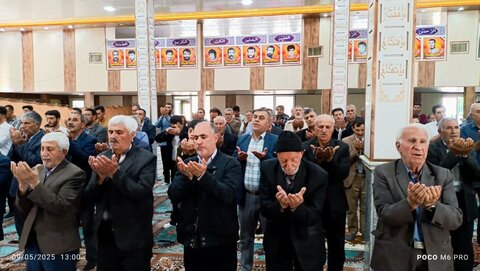 تصاویر/ اقامه نماز جمعه شهر کشاورز