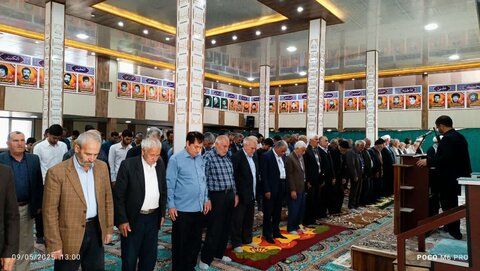 تصاویر/ اقامه نماز جمعه شهر کشاورز