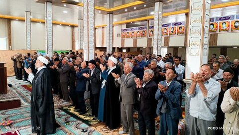 تصاویر/ اقامه نماز جمعه شهر کشاورز