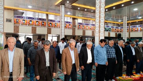 تصاویر/ اقامه نماز جمعه شهر کشاورز