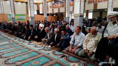 تصاویر/ اقامه نماز جمعه شهر کشاورز