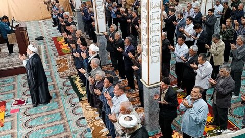 تصاویر/ اقامه نماز جمعه شهر کشاورز