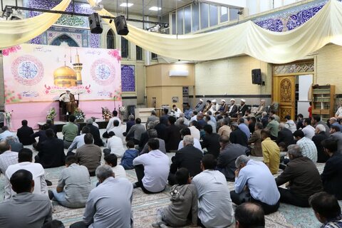 تصاویر/ مراسم جشن ولادت امام رضا (ع) در مسجد جنرال ارومیه