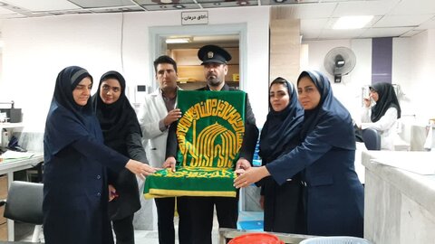 تصاویر/ حضورکاروان زیرسایه خورشیدبیمارستان شهید بهشتی کاشان