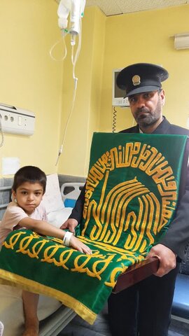 تصاویر/ حضورکاروان زیرسایه خورشیدبیمارستان شهید بهشتی کاشان