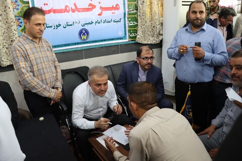 میز خدمت ادارات خوزستان در نماز جمعه شهرستان هویزه