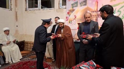 تصاویر / مراسم تجلیل از خادمین آستان مقدس امامزاده موسی و علی شهرستان سراب