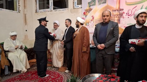 تصاویر / مراسم تجلیل از خادمین آستان مقدس امامزاده موسی و علی شهرستان سراب