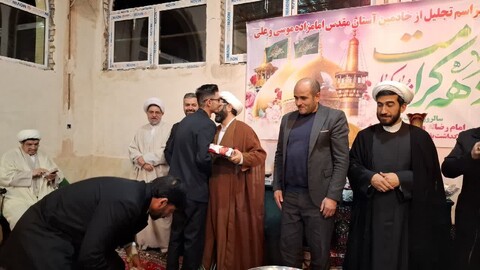 تصاویر / مراسم تجلیل از خادمین آستان مقدس امامزاده موسی و علی شهرستان سراب