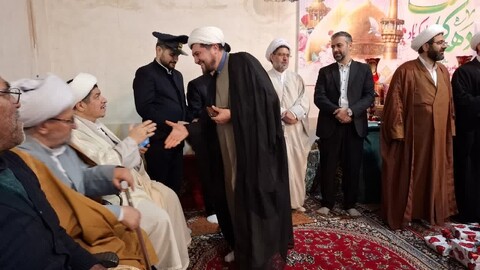 تصاویر / مراسم تجلیل از خادمین آستان مقدس امامزاده موسی و علی شهرستان سراب