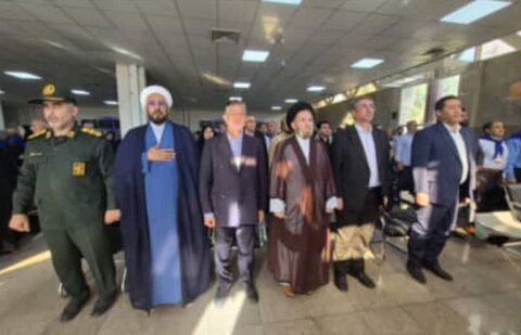 تصاویر اولین پرواز حجاج بیت الله الحرام از فرودگاه شهدای خرم آباد به مدینه منوره