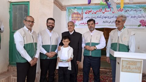 تصاویر/افتتاح کانون خدمت رضوی حب الرضا(ع) روستای تاریخی پنداس