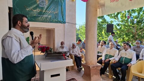 تصاویر/افتتاح کانون خدمت رضوی حب الرضا(ع) روستای تاریخی پنداس