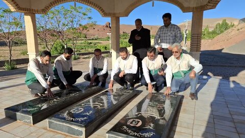 تصاویر/افتتاح کانون خدمت رضوی حب الرضا(ع) روستای تاریخی پنداس