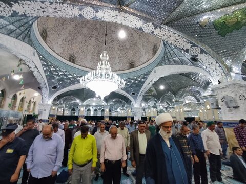 تصاویر/جشن میلاد علی بن موسی الرضا (ع) در آستان علی بن باقر(ع)