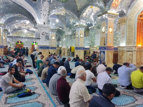 تصاویر/جشن میلاد علی بن موسی الرضا (ع) در آستان علی بن باقر(ع)