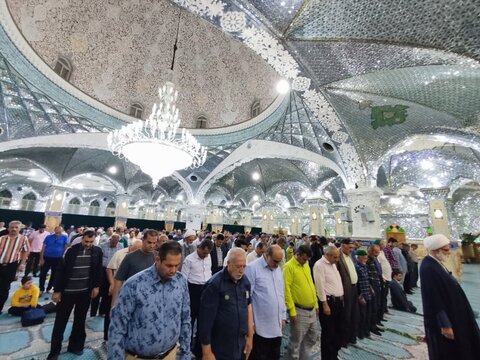 تصاویر/جشن میلاد علی بن موسی الرضا (ع) در آستان علی بن باقر(ع)