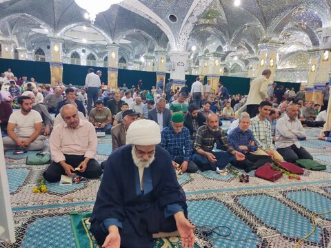تصاویر/جشن میلاد علی بن موسی الرضا (ع) در آستان علی بن باقر(ع)