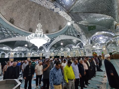 تصاویر/جشن میلاد علی بن موسی الرضا (ع) در آستان علی بن باقر(ع)