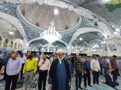 تصاویر/جشن میلاد علی بن موسی الرضا (ع) در آستان علی بن باقر(ع)