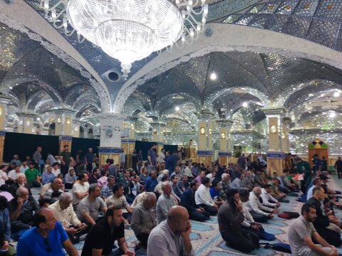 تصاویر/جشن میلاد علی بن موسی الرضا (ع) در آستان علی بن باقر(ع)