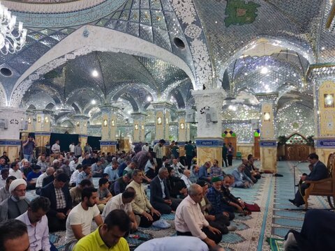 تصاویر/جشن میلاد علی بن موسی الرضا (ع) در آستان علی بن باقر(ع)