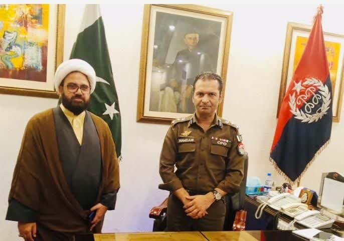 علامہ اشفاق وحیدی کی سی پی او اور اسسٹنٹ کمشنر راولپنڈی سے ملاقات / مختلف امور پر تبادلۂ خیال