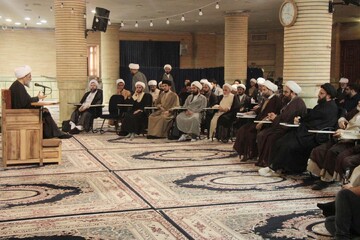 تصاویر/ نشست تبیینی پیام رهبر انقلاب اسلامی در مرکز فقهی ائمه اطهار (ع)