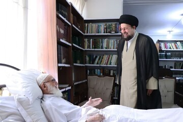 عیادت تولیت حرم امام خمینی(ره) از آیت الله العظمی نوری همدانی