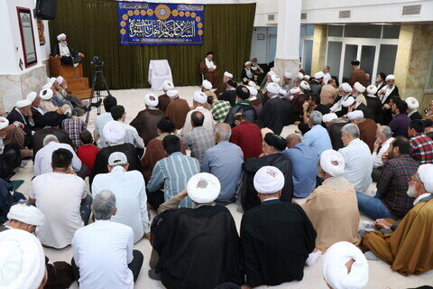 Imágenes / Ceremonia de celebración del cumpleaños del Imam Reza (P) en la oficina del Ayatolá Nouri Hamadani