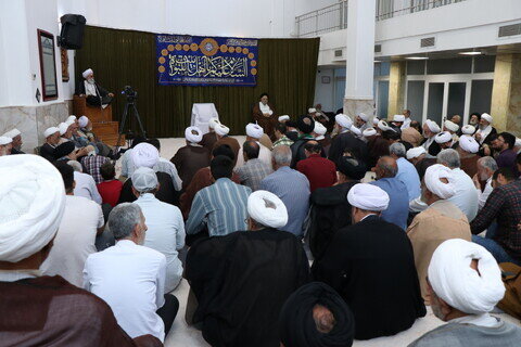 Imágenes / Ceremonia de celebración del cumpleaños del Imam Reza (P) en la oficina del Ayatolá Nouri Hamadani