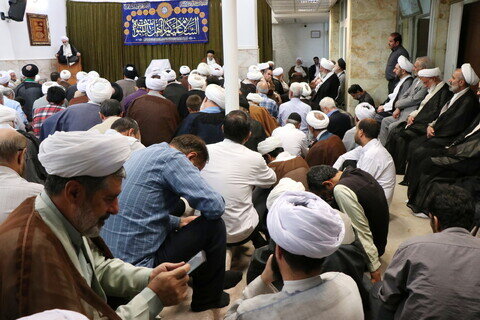 Imágenes / Ceremonia de celebración del cumpleaños del Imam Reza (P) en la oficina del Ayatolá Nouri Hamadani