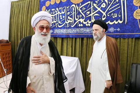 Imágenes / Ceremonia de celebración del cumpleaños del Imam Reza (P) en la oficina del Ayatolá Nouri Hamadani