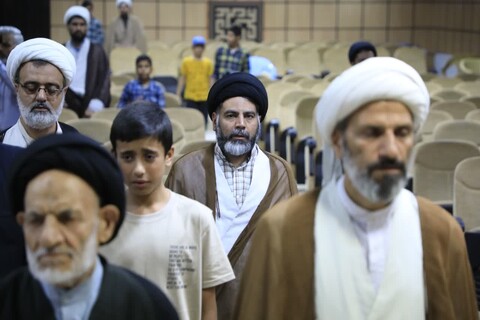 مراسم تجلیل از اساتید حوزه علمیه شهرستان بیرجند