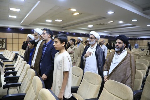 مراسم تجلیل از اساتید حوزه علمیه شهرستان بیرجند