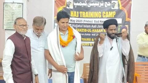 مسجد جعفریہ رانچی میں حج تربیتی کیمپ کا انعقاد؛ مناسکِ حج کی ادائیگی کا کے طور و طریقے پر درس
