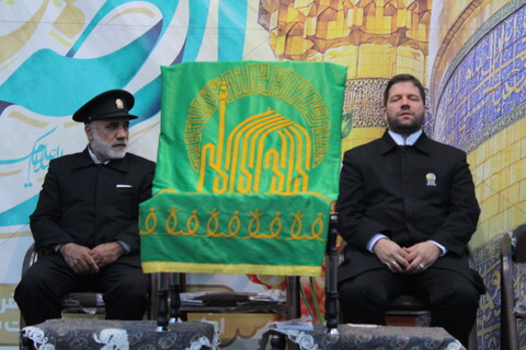 تصاویر/ استقبال از کاروان زیر سایه خورشید در شهر جوپار