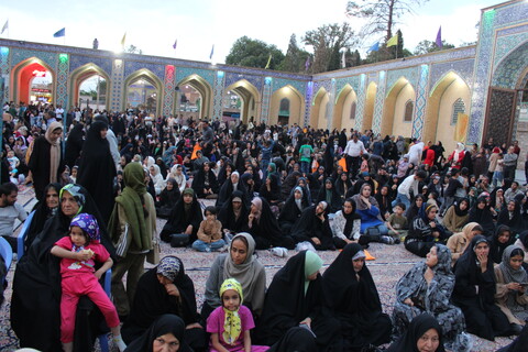 تصاویر/ استقبال از کاروان زیر سایه خورشید در شهر جوپار