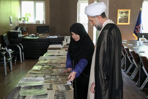 تصاویر / بازدی امام جمعه قزوین از مرکز اسناد و کتابخانه ملی استان قزوین