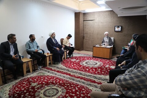 تصاویر/ دیدار مدیرکل جدید انتقال خون استان سمنان با نماینده ولی فقیه در استان