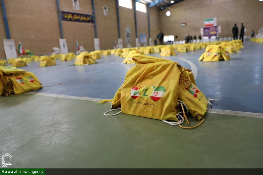 همدلی جهادی برای کودکان مقاومت/ ارسال ۳۰ هزار بسته لوازمالتحریر از مهدیشهر به غزه و لبنان + عکس