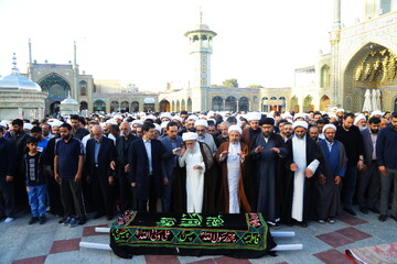 تصاویر / مراسم تشییع استاد حشمت‌پور