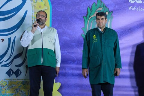 تصاویر/ ایستگاه پایانی شادیانه «ایرانِ امام رضا»در کاشان